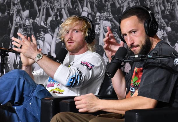 NEW YORK, NY - JULY 18: Logan Paul and Mike Majlak pictured during Impaulsive at day 3 of Fanatics Fest NYC on July 18, 2026 at Javits Center in New York City. Copyright: xmpi099 MediaPunchx