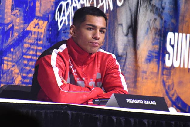 NEW YORK, NY - JULY 18: Ricardo Salas pictured during Zuffa Boxing Press Conference on day 3 of Fanatics Fest NYC on July 18, 2026 at Javits Center in New York City. Copyright: xmpi099 MediaPunchx