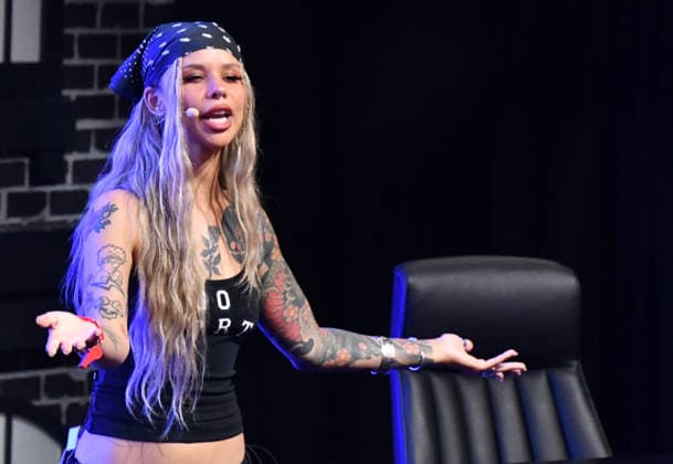 NEW YORK, NY - JULY 18: Kiera Please pictured during Netflix Games and FIFA: The Couch Cup on day 3 of Fanatics Fest NYC on July 18, 2026 at Javits Center in New York City. Copyright: xmpi099 MediaPunchx