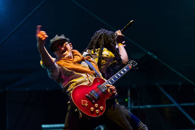 July 19, 2026, Belgrade, Central Serbia, Serbia: 2026718, Belgrade, Serbia -American electronic music band Thievery Corporation perform live on stage during a concert at the Open Air Corner in Luka Beograd, MYERS ROB performs on stage. Belgrade Serbia  - ZUMAd223 20260719_zip_d223_004 Copyright: xMarkoxDimicx