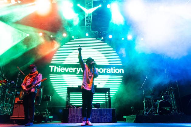 July 19, 2026, Belgrade, Central Serbia, Serbia: 2026718, Belgrade, Serbia -American electronic music band Thievery Corporation perform live on stage during a concert at the Open Air Corner in Luka Beograd. LIF MR performs on stage. Belgrade Serbia  - ZUMAd223 20260719_zip_d223_008 Copyright: xMarkoxDimicx