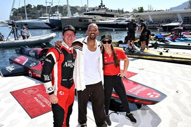 Will Smith on the final day of the E1 Monaco 2026, July 18, 2026. The E1 is the world’s first and only championship for all-electric racing boats sanctioned by the International Motorboat Union (UIM), the international governing body responsible for regulating motorboat racing activities. Each team consists of a female driver and a male driver. The races take place on the water at iconic locations around the world, such as Jeddah, Monaco, Lake Como, Lagos, and Miami, and the teams are owned by high-profile figures from around the world. Among them are LeBron James, Will Smith, Marc Anthony, and Steve Aoki from the entertainment world, as well as Rafael Nadal, Tom Brady, Virat Kohli, Thibaut Courtois, Kyle Kuzma, and Didier Drogba from the  Copyright: xBrunoxBebertx xBestimagexBrunoxBebertx xBestimagex