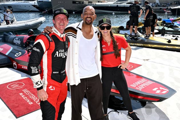 Will Smith on the final day of the E1 Monaco 2026, July 18, 2026. The E1 is the world’s first and only championship for all-electric racing boats sanctioned by the International Motorboat Union (UIM), the international governing body responsible for regulating motorboat racing activities. Each team consists of a female driver and a male driver. The races take place on the water at iconic locations around the world, such as Jeddah, Monaco, Lake Como, Lagos, and Miami, and the teams are owned by high-profile figures from around the world. Among them are LeBron James, Will Smith, Marc Anthony, and Steve Aoki from the entertainment world, as well as Rafael Nadal, Tom Brady, Virat Kohli, Thibaut Courtois, Kyle Kuzma, and Didier Drogba from the  Copyright: xBrunoxBebertx xBestimagexBrunoxBebertx xBestimagex