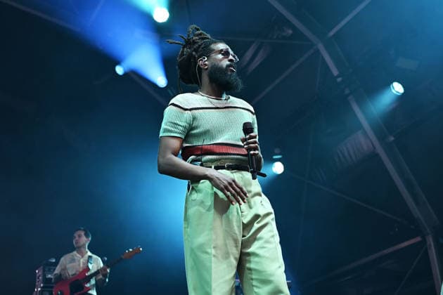Thee Sacred Souls performing at Somerset House in London LONDON, ENGLAND - JULY 18: Josh Lane of ˜Thee Sacred Souls™™ performing at Somerset House during Somerset House Series on July 18, 2026 in London, England. CAP MAR MAR Great Britain UK Copyright: xMartinxHarris CapitalxPicturesx