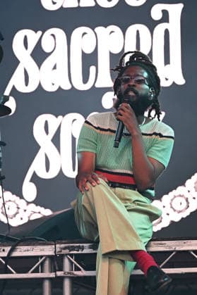 Thee Sacred Souls performing at Somerset House in London LONDON, ENGLAND - JULY 18: Josh Lane of ˜Thee Sacred Souls™™ performing at Somerset House during Somerset House Series on July 18, 2026 in London, England. CAP MAR MAR Great Britain UK Copyright: xMartinxHarris CapitalxPicturesx