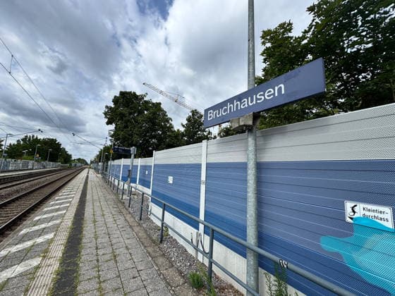 19.07.2026, xsvx, News, Bahnhof Ettlingen-Bruchhausen wo der Angriff auf einen Bahn-Mitarbeiter geschehen ist. Ettlingen-Bruchhausen *** July 19, 2026, xsvx, News, Ettlingen-Bruchhausen Train Station, where the attack on a railway employee took place Ettlingen-Bruchhausen