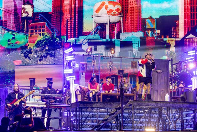 American singer Teddy Swims performs during the final day of Music festival Colours of Ostrava in Ostrava, Czech Republic, on July 18, 2026. (CTKxPhoto VladimirxPrycek) CTKPhotoP2026071900141  CTKPhotoP2026071900141