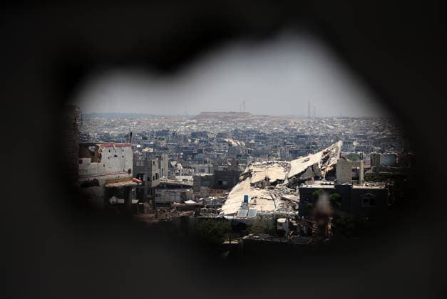 News Themen der Woche KW29 Aftermath of Israeli Airstrike In Gaza General view of destroyed buildings in eastern Gaza City, on July 19, 2026. Gaza continues to experience daily violence despite a formal ceasefire in place since October, with both the Israeli military and Hamas accusing one another of violating the truce. Gaza Palestine  Copyright: xMajdixFathix originalFilename: fathi-notitle260719_npagw.jpg