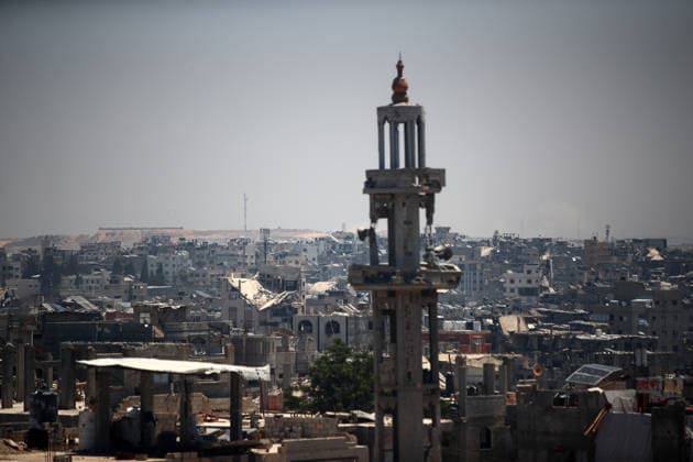 Aftermath of Israeli Airstrike In Gaza General view of destroyed buildings in eastern Gaza City, on July 19, 2026. Gaza continues to experience daily violence despite a formal ceasefire in place since October, with both the Israeli military and Hamas accusing one another of violating the truce. Gaza Palestine  Copyright: xMajdixFathix originalFilename: fathi-notitle260719_npJSQ.jpg