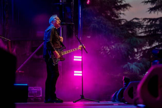 OMD Concert at Noches del Botánico in Madrid The British band OMD during a performance at Noches del Botánico on July 18, 2026, in Madrid, Spain. Orchestral Manoeuvres in the Dark, known by its acronym OMD (in Spanish, Maniobras Orquestales en la Oscuridad ), is a British synth-pop and new wave band founded in 1978 by Andy McCluskey and Paul Humphries and known for such recognizable hits as Enola Gay, Souvenir, and Joan of Arc in Spanish  Copyright: xRicardoxRubiox 7673654