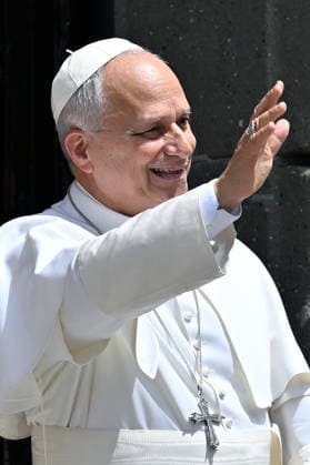 ITALY - POPE LEO XIV LEADING THE ANGELUS PRAYER IN CASTEL GANDOLFO NEAR ROME - 2026 7 19 Italy, Albano , Vatican, 2026 7 19 Pope Leo XIV leading the Angelus prayer in Castel Gandolfo near Rome, EDITORIAL USE ONLY - NO BOOKS Copyright: xALESSIAxGIULIANIx