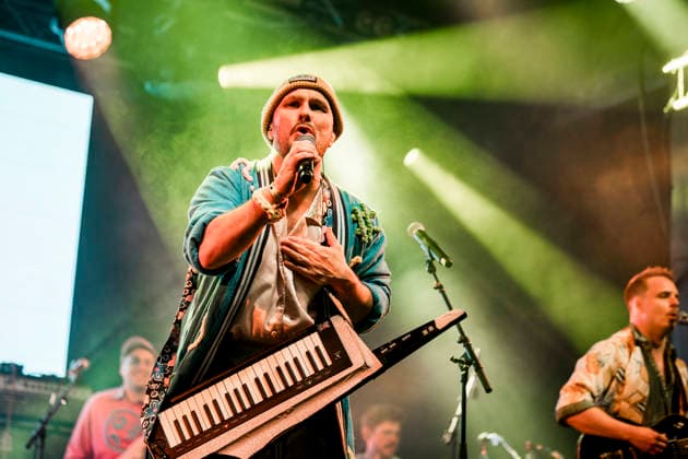 Sakaris live at G! Festival 2026 Sydregote, Faroe Island. 19th, July 2026. The Faroese act Sakaris performs a live concert during the Faroese music festival G! Festival 2026 in Sydregote. Here singer and musician Sakaris Emil Joensen is seen live on stage. Faroe Islands, SyÃ°rugota  Copyright: xGonzalesxPhoto LassexLagonix