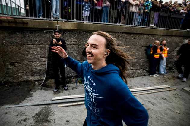 Tommy Cash live at G! Festival 2026 Sydregote, Faroe Island. 18th, July 2026. The Estonian rapper Tommy Cash performs a live concert during the Faroese music festival G! Festival 2026 in Sydregote. Faroe Islands, SyÃ°rugota  Copyright: xGonzalesxPhoto LassexLagonix