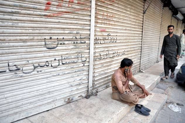 July 19, 2026, Pakistan: Shops Sealed by District Police and Administration Following Court Orders for Illegal Construction on State-Owned Land in Hyderabad Pakistan  - ZUMAas3_ 20260719_zaf_as3_024 Copyright: xPPIx