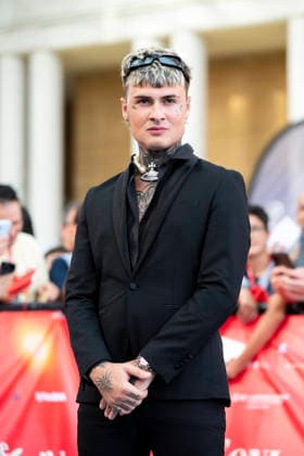 July 19, 2026, Giffoni Valle Piana, Salerno, Italy: Italian singer Manuel Franco Rocati aka Rosa Chemical attends the photocall at 56th Giffoni Film Festival 2026 in Giffoni Valle Piana, Salerno, Italy on July 19, 2026. Giffoni Valle Piana Italy  - ZUMAl175 20260719_zip_l175_125 Copyright: xFrancescoxLucianox