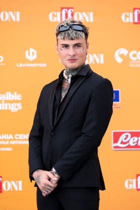 July 19, 2026, Giffoni Valle Piana, Salerno, Italy: Italian singer Manuel Franco Rocati aka Rosa Chemical attends the photocall at 56th Giffoni Film Festival 2026 in Giffoni Valle Piana, Salerno, Italy on July 19, 2026. Giffoni Valle Piana Italy - ZUMAl175 20260719_zip_l175_112 Copyright: xFrancescoxLucianox
