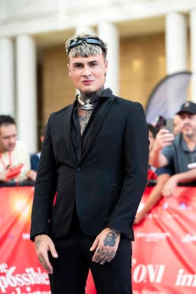 July 19, 2026, Giffoni Valle Piana, Salerno, Italy: Italian singer Manuel Franco Rocati aka Rosa Chemical attends the photocall at 56th Giffoni Film Festival 2026 in Giffoni Valle Piana, Salerno, Italy on July 19, 2026. Giffoni Valle Piana Italy - ZUMAl175 20260719_zip_l175_113 Copyright: xFrancescoxLucianox