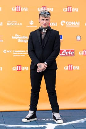 July 19, 2026, Giffoni Valle Piana, Salerno, Italy: Italian singer Manuel Franco Rocati aka Rosa Chemical attends the photocall at 56th Giffoni Film Festival 2026 in Giffoni Valle Piana, Salerno, Italy on July 19, 2026. Giffoni Valle Piana Italy - ZUMAl175 20260719_zip_l175_121 Copyright: xFrancescoxLucianox