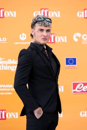 July 19, 2026, Giffoni Valle Piana, Salerno, Italy: Italian singer Manuel Franco Rocati aka Rosa Chemical attends the photocall at 56th Giffoni Film Festival 2026 in Giffoni Valle Piana, Salerno, Italy on July 19, 2026. Giffoni Valle Piana Italy - ZUMAl175 20260719_zip_l175_130 Copyright: xFrancescoxLucianox