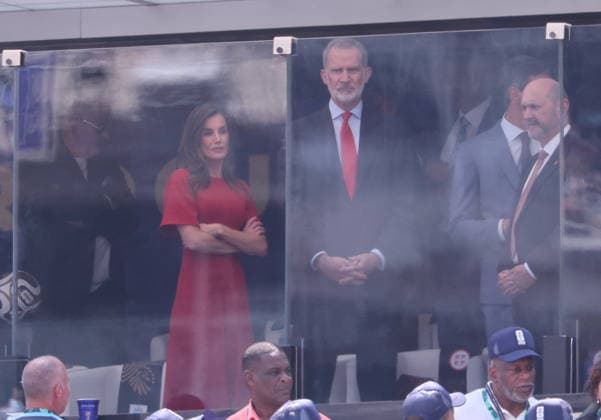 2026 World Cup Final - Spanish Royals In The Stands - USA King Felipe VI and Queen Letizia of Spain in the stands during the Closing ceremony ahead of the FIFA World Cup 2026 final football match between Spain and Argentina on July 19, 2026 in East Rutherford, NJ, USA. Photo by Charles Guerin ABACAPRESS.COM East Rutherford NJ United States  Copyright: xGuerinxCharles ABACAx
