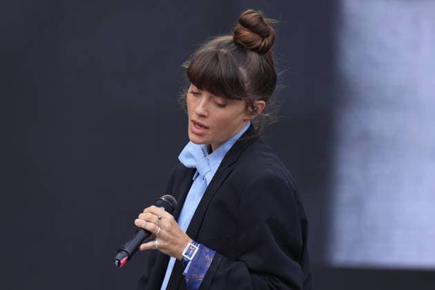 19.07.2026, Noga Erez, Sängerin, im Konzert live auf dem Lollapalooza 2026, Olympiastadion, Berlin, Berlin *** July 19, 2026, Noga Erez, singer, performing live at Lollapalooza 2026, Olympic Stadium, Berlin, Berlin