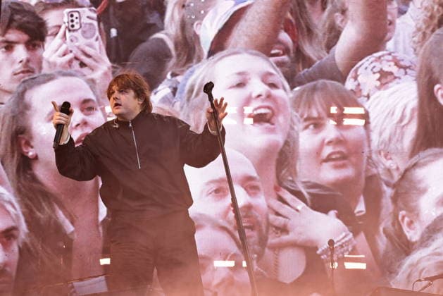 19.07.2026, Lewis Capaldi, Sänger, im Konzert live auf dem Lollapalooza 2026, Olympiastadion, Berlin, Berlin *** July 19, 2026, Lewis Capaldi, singer, live in concert at Lollapalooza 2026, Olympic Stadium, Berlin, Berlin