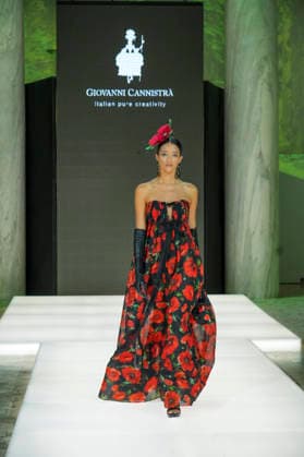 IPA86820001 - Rome Giovanni CannistrÃ ™s fashion show at the Rome Fashion Show Haute Couture 2026 at the Salone delle Colonne In the photo: Giovanni CannistrÃ  Copyright: xBArbaraxAmendolax xBarbaraxAmendolax 86820001