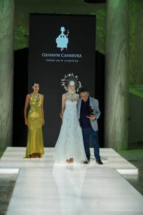 IPA86820099 - Rome Giovanni CannistrÃ ™s fashion show at the Rome Fashion Show Haute Couture 2026 at the Salone delle Colonne In the photo: Giovanni CannistrÃ  Copyright: xBArbaraxAmendolax xBarbaraxAmendolax 86820099