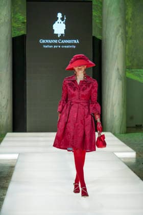 IPA86820000 - Rome Giovanni CannistrÃ ™s fashion show at the Rome Fashion Show Haute Couture 2026 at the Salone delle Colonne In the photo: Giovanni CannistrÃ  Copyright: xBArbaraxAmendolax xBarbaraxAmendolax 86820000