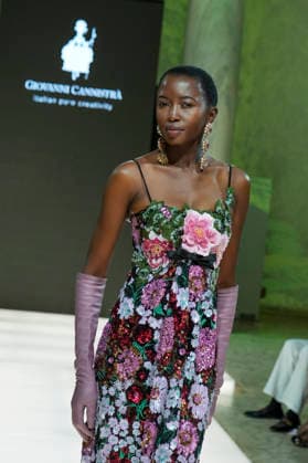 IPA86820007 - Rome Giovanni CannistrÃ ™s fashion show at the Rome Fashion Show Haute Couture 2026 at the Salone delle Colonne In the photo: Giovanni CannistrÃ  Copyright: xBArbaraxAmendolax xBarbaraxAmendolax 86820007