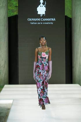 IPA86820006 - Rome Giovanni CannistrÃ ™s fashion show at the Rome Fashion Show Haute Couture 2026 at the Salone delle Colonne In the photo: Giovanni CannistrÃ  Copyright: xBArbaraxAmendolax xBarbaraxAmendolax 86820006