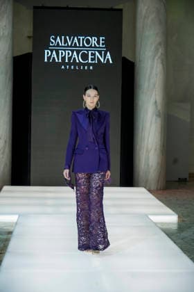 IPA86821306 - Rome G Salvatore Pappacena™s Fashion Show at the 2026 Rome Fashion Show at the Salone delle Colonne  Copyright: xBArbaraxAmendolax xBarbaraxAmendolax 86821306
