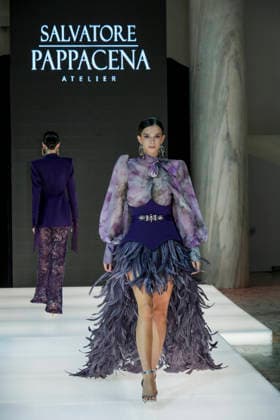 IPA86821323 - Rome G Salvatore Pappacena™s Fashion Show at the 2026 Rome Fashion Show at the Salone delle Colonne  Copyright: xBArbaraxAmendolax xBarbaraxAmendolax 86821323