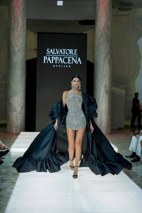 IPA86821524 - Rome G Salvatore Pappacena™s Fashion Show at the 2026 Rome Fashion Show at the Salone delle Colonne  Copyright: xBArbaraxAmendolax xBarbaraxAmendolax 86821524