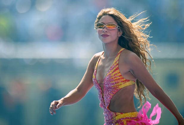 July 19, 2026, East Rutherford, New Jersey, USA: Columbian singer and superstar Shakira performed at the half time show during the July 19th FIFA World Cup 2026 Final Match between Spain and Argentina at MetLife Stadium in East Rutherford, New Jersey. East Rutherford USA  - ZUMAs325 20260719_rpl_s325_052 Copyright: xJessxStilesx