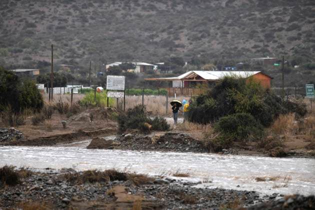 Coquimbo, July 19, 2026 In the municipality of Coquimbo, in the rural area of Tambillos, the Chilean Army is using heavy machinery to rescue families who have been cut off due to the flooding of the Alejandro Pizarro Aton Chile ravines, CHILE Aton 1173893  Copyright: AlejandroxPizarro AtonxChile