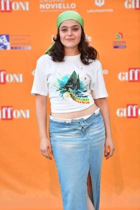 IPA86823520 - Giffoni Vallepiana Giffoni Festival 2026 Photocall Greta and the True Fairy Tales, Pictured: Sara Ciocca  Copyright: xVincenzoxLandix xVincenzoxLandix 86823520