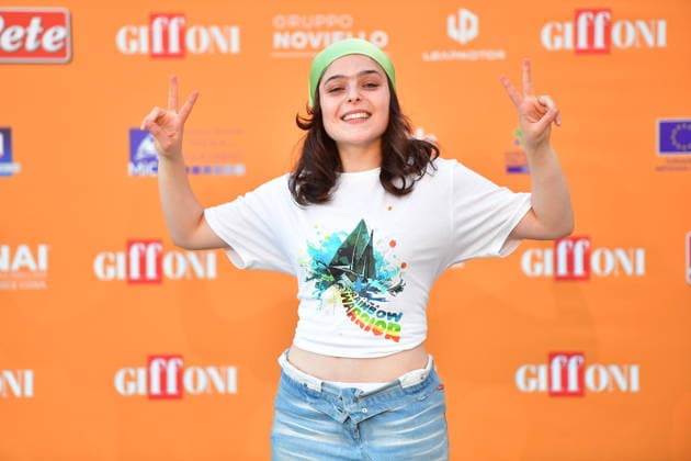 IPA86823525 - Giffoni Vallepiana Giffoni Festival 2026 Photocall Greta and the True Fairy Tales, Pictured: Sara Ciocca  Copyright: xVincenzoxLandix xVincenzoxLandix 86823525