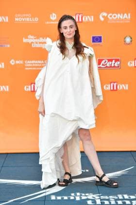 IPA86823530 - Giffoni Vallepiana Giffoni Festival 2026 Photocall Greta and the True Fairy Tales, Pictured: Demetra Bellina  Copyright: xVincenzoxLandix xVincenzoxLandix 86823530