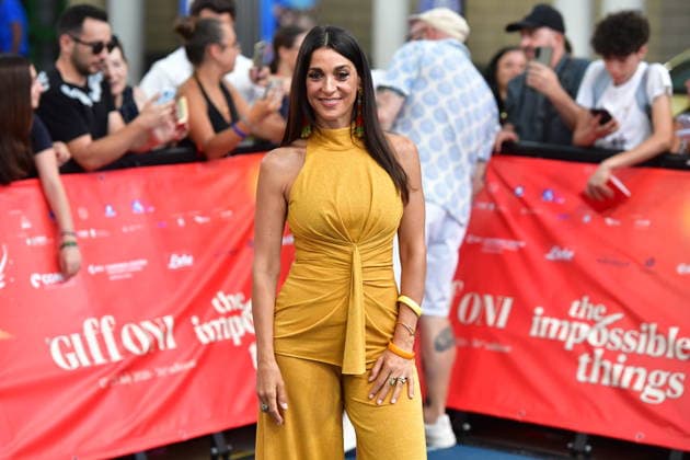 IPA86823563 - Giffoni Vallepiana Giffoni Festival 2026 Photocall Greta and the True Fairy Tales, Pictured: Donatella Finocchiaro  Copyright: xVincenzoxLandix xVincenzoxLandix 86823563