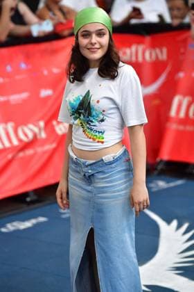 IPA86823570 - Giffoni Vallepiana Giffoni Festival 2026 Photocall Greta and the True Fairy Tales, Pictured: Sara Ciocca  Copyright: xVincenzoxLandix xVincenzoxLandix 86823570