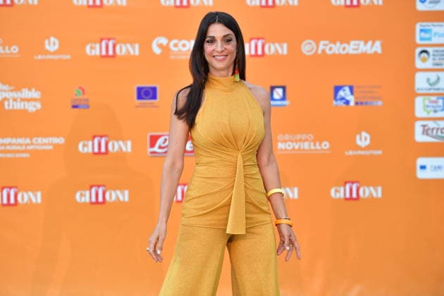IPA86823513 - Giffoni Vallepiana Giffoni Festival 2026 Photocall Greta and the True Fairy Tales, Pictured: Donatella Finocchiaro  Copyright: xVincenzoxLandix xVincenzoxLandix 86823513