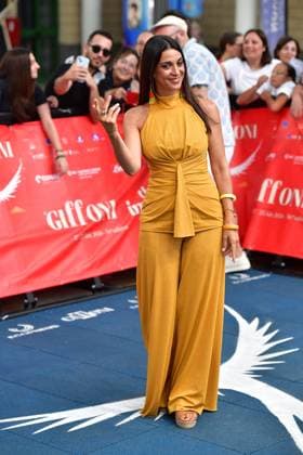 IPA86823558 - Giffoni Vallepiana Giffoni Festival 2026 Photocall Greta and the True Fairy Tales, Pictured: Donatella Finocchiaro  Copyright: xVincenzoxLandix xVincenzoxLandix 86823558