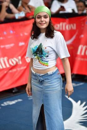 IPA86823571 - Giffoni Vallepiana Giffoni Festival 2026 Photocall Greta and the True Fairy Tales, Pictured: Sara Ciocca  Copyright: xVincenzoxLandix xVincenzoxLandix 86823571