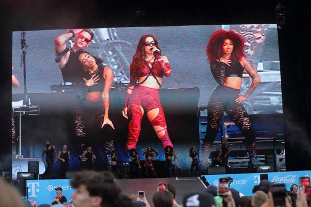 Larissa de Macedo Machado alias Anitta beim Lollapalooza Festival im Olympiapark in Berlin, 19. Juli 2026. Lollapalooza Berlin 2026 *** Larissa de Macedo Machado, also known as Anitta, at the Lollapalooza Festival in Berlin s Olympic Park, July 19, 2026 Lollapalooza Berlin 2026