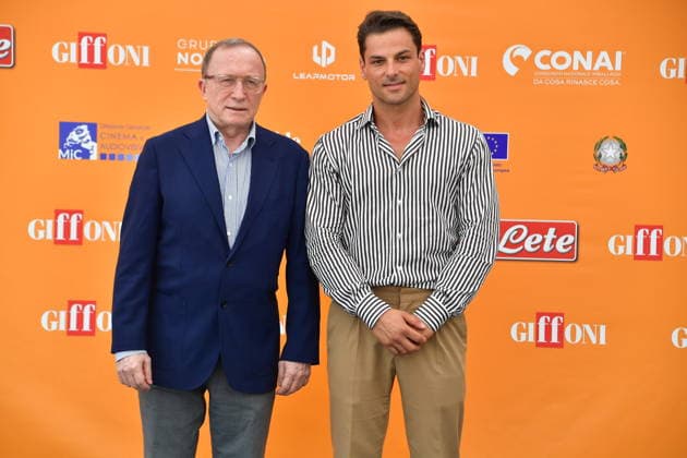 IPA86824179 - Giffoni Vallepiana Giffoni Festival 2026. Pictured: Fulvio Bonavitacola and Jacopo Gubitosi  Copyright: xVincenzoxLandix xVincenzoxLandix 86824179