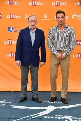 IPA86824156 - Giffoni Vallepiana Giffoni Festival 2026. Pictured: Fulvio Bonavitacola and Jacopo Gubitosi  Copyright: xVincenzoxLandix xVincenzoxLandix 86824156
