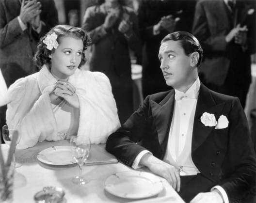 Lynn Carver, Reginald Gardiner, on-set of the Film, Everybody Sing , MGM, 1938  Copyright: xABxArchivesx jtv013939