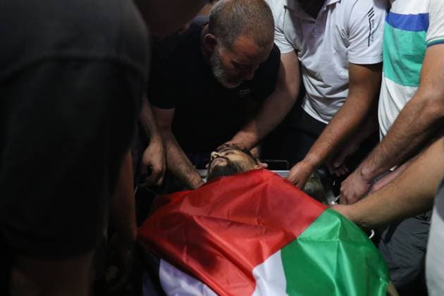 Two Palestinians killed during confrontation after reported settler raid in Deir Jarir DEIR JARIR, WEST BANK JULY 20, 2026: Israeli settlers, accompanied by Israeli security forces according to Palestinian residents, enter the village of Deir Jarir, east of Ramallah, where residents report that flocks of sheep were taken from local shepherds. Palestinian residents confront the settlers, and Israeli forces open fire during the clashes, according to the Palestinian Ministry of Health and local officials. The ministry said two Palestinians were killed and three others were critically injured. Ramallah Palestine, State of Copyright: x xSalmanxMohsenxAlkhatibx xJNAxPressx