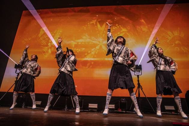Atarashii Gakko! performing live at Roundhouse in London, United Kingdom, on 19 July 2026 Atarashii Gakko! performing live at Roundhouse in London, United Kingdom, on 19 July 2026, Credit:Sarah Tsang Avalon  Copyright: xSarahxTsangx xAvalonx 1117470518
